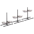 Adjustable Metal Pet Dog Feeder Bowls Elevated Stainless Steel Double Bowl Dish by DailySale