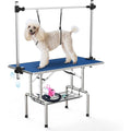 Adjustable Pet Large Foldable Dog Grooming Table with Arms by DailySale