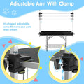 Adjustable Pet Large Foldable Dog Grooming Table with Arms by DailySale