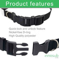 Adjustable Polyester Dog Collar - 6 Sizes by INNOSUB USA