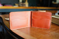 Admiral Wallet - Handmade Full-Grain Leather Bifold by Zerodamage Sahara Case LLC