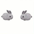 Adorable Rabbit-shaped Earrings by DailySale