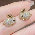 Adorable Rabbit-shaped Earrings by DailySale
