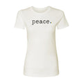adult graphic tee | peace womens by Finn + Emma