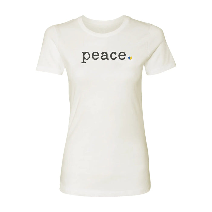 adult graphic tee | peace womens by Finn + Emma