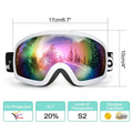 Adult Winter Ski Goggles Double Lens Eyewear Sunglasses by DailySale