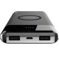 Aduro PowerUp Wireless Charging 10,000mAh Dual-USB Backup Battery by DailySale