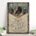 Advice From A Buffalo Sign by Tailored Canvases