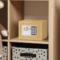 Compact Digital Safe Box – Keypad & Key Access by DailySale