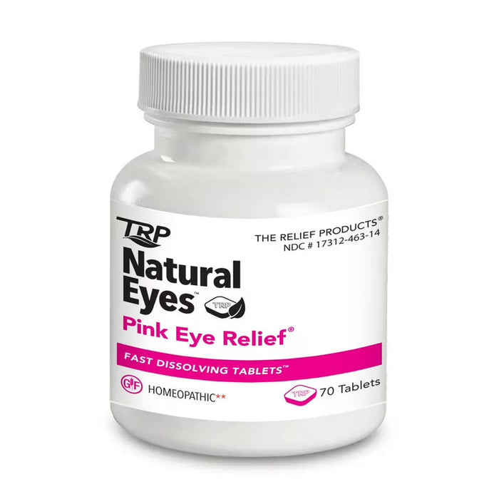 TRP Natural Pink Eye Relief Tablets – 70 Count by Pasteur Pharmacy