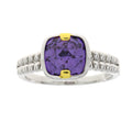 Cubic Zirconium Ring Sterling Silver by Bids.com