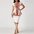 African Dashiki Top And Skirt by Duma Mbili LLC