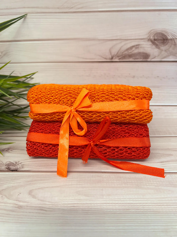 African Exfoliating Bath Net Travel Bundles by Duma Mbili LLC