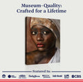 African Woman Painting Wall Art by Tailored Canvases