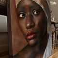 African Woman Painting Wall Art by Tailored Canvases