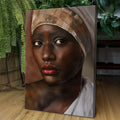 African Woman Painting Wall Art by Tailored Canvases