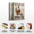 Aged To Perfection Whiskey Bar Sign by Tailored Canvases