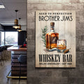 Aged To Perfection Whiskey Bar Sign by Tailored Canvases