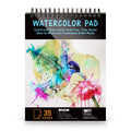 AGPtEk 12 inches 35 Sheets Watercolor Paper Pad by DailySale