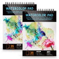 AGPtEk 12 inches 35 Sheets Watercolor Paper Pad by DailySale