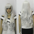 AGPTEK 33 Inch Heat Resistant Curly Wavy Long Silver Hair Wig by DailySale