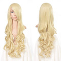 AGPTEK 33 Inch Heat Resistant Curly Wavy Long Wigs Blond Hair by DailySale