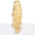 AGPTEK 33 Inch Heat Resistant Curly Wavy Long Wigs Blond Hair by DailySale
