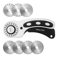 AGPtek 45mm Rotary Cutter with 7 Replacement Rotary Blades and Safety Lock by DailySale