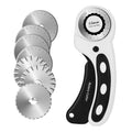 AGPtek 45mm Rotary Cutter with 7 Replacement Rotary Blades and Safety Lock by DailySale