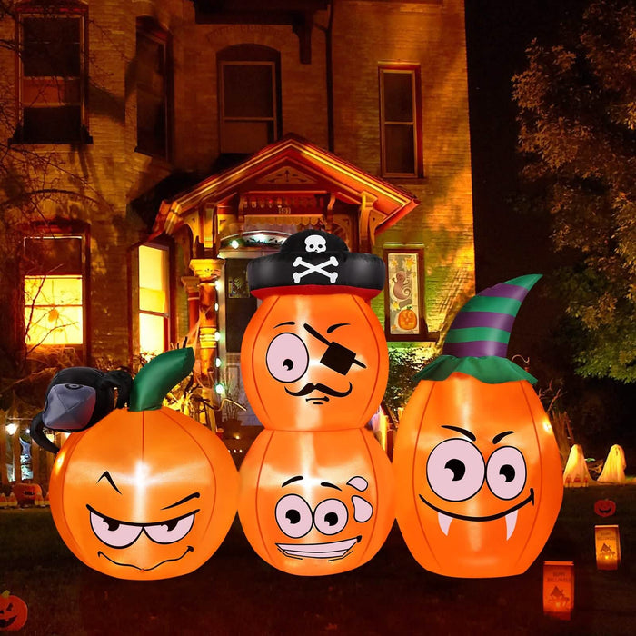 AGPTEK 4.9 Ft. Halloween Pumpkin Outdoor Decoration by DailySale