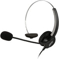 AGPtEK Call Center Hands-Free Noise Cancelling Corded Monaural Headset with Mic Mircrophone by DailySale