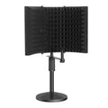 AGPtEK Compact Microphone Isolation Shield+Desk Mic Stand by DailySale