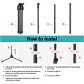 AGPtEK Condenser Microphone Stand with Non-Slip Feet by DailySale