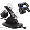AGPtek Dual USB Charger Charging Docking Station for PS4