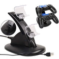 AGPtek Dual USB Charger Charging Docking Station for PS4 by DailySale