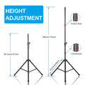 AGPtEK Microphone Stand Wind Screen Bracket with Adjustable Non-slip Tripod Base by DailySale