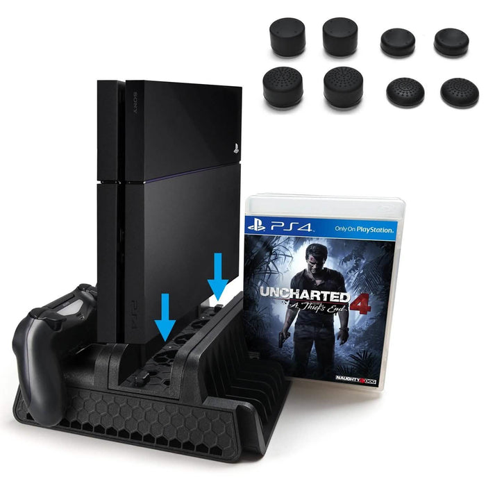 Agptek PS4 Vertical Stand with Cooling Fan by DailySale