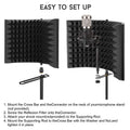 AGPTEK Studio Microphone Foam Shield Soundproofing by DailySale