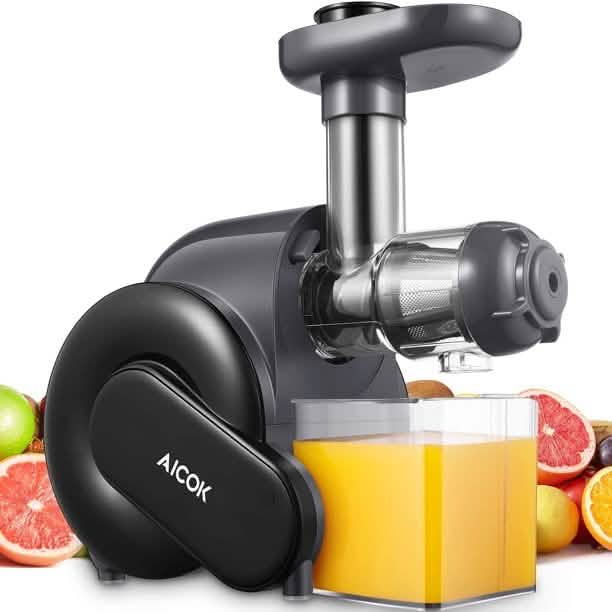 AICOK Juicer Masticating Juice Extractor with Reverse Function by DailySale