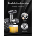 AICOK Juicer Masticating Juice Extractor with Reverse Function by DailySale