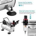 Airbrush Compressor Kit with 6ft Air Hose and Airbrush Holder by DailySale