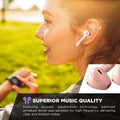 Airbuds Wireless Bluetooth Earphones with Charging Case and Bonus Qi Charging Mat by DailySale
