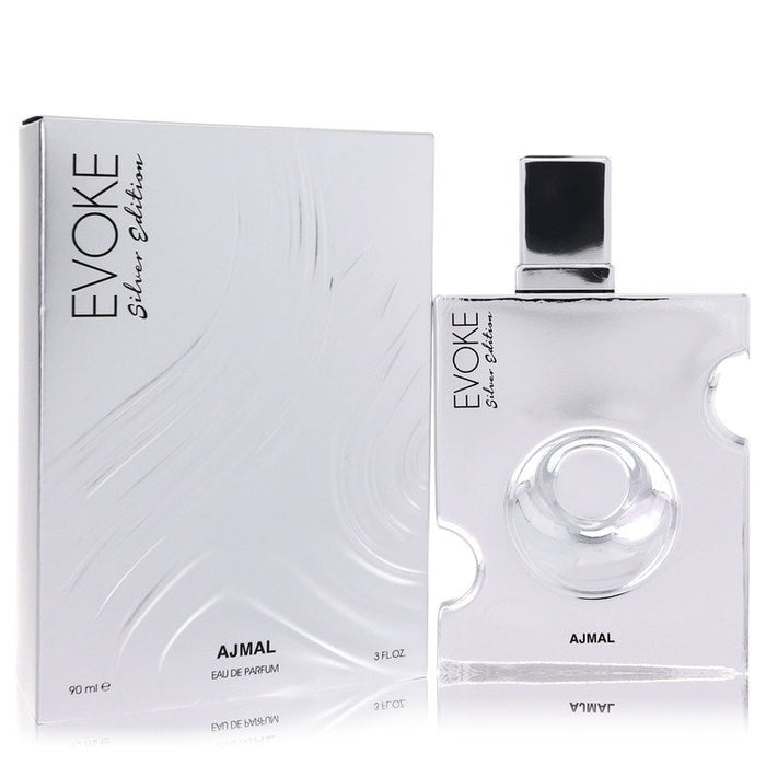 Evoke Silver Edition by Ajmal Eau De Parfum Spray 3 oz for Men by Avera Group
