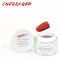 Akzentz Gel Play - Glitter Cherry Red by The Nail Hub