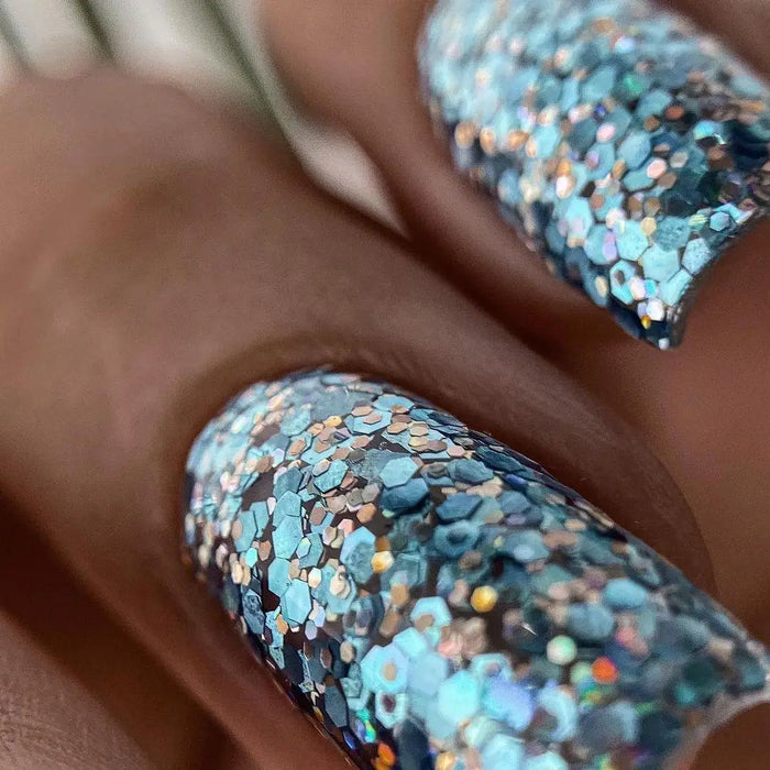 Akzentz Gel Play - Glitter Crush Blue by The Nail Hub