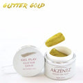 Akzentz Gel Play - Glitter Gold by The Nail Hub