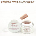 Akzentz Gel Play - Glitter Pink Champagne by The Nail Hub