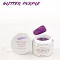 Akzentz Gel Play - Glitter Purple by The Nail Hub
