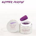 Akzentz Gel Play - Glitter Purple by The Nail Hub