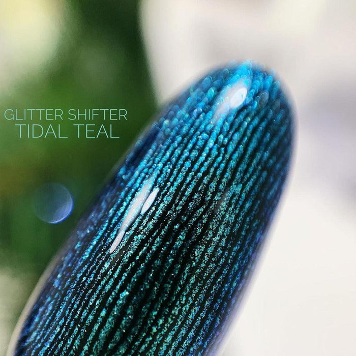 Akzentz Gel Play - Glitter Shifter Tidal Teal by The Nail Hub
